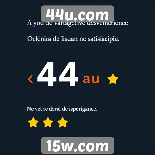 Vantagens e desvantagens da experiência de usuário no 44u.com